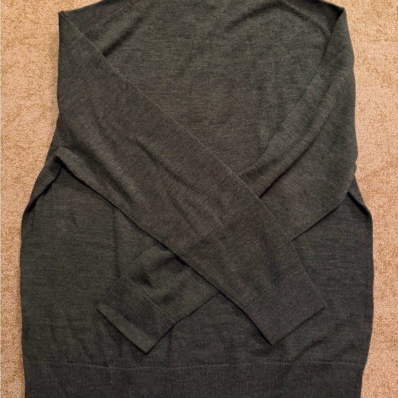 Banana Republic Men’s Long Sleeve Polo Shirt Size L Gray NWT - Picture 5 of 5